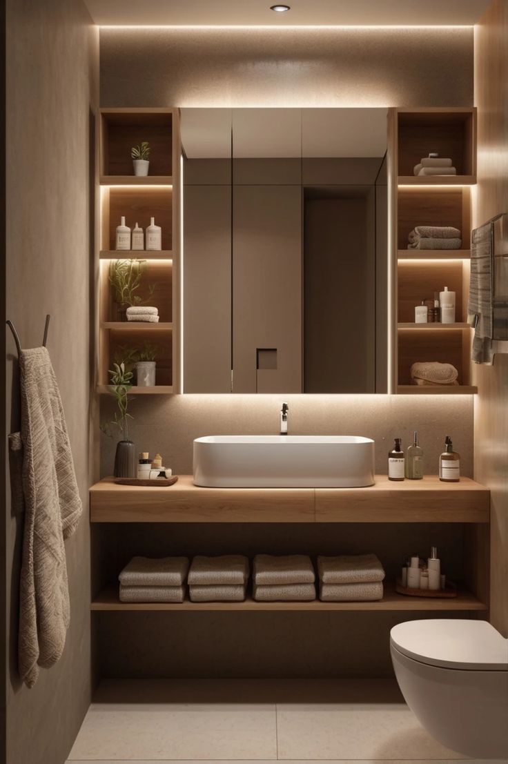 Fonksiyonel banyo dolabı modeli B07